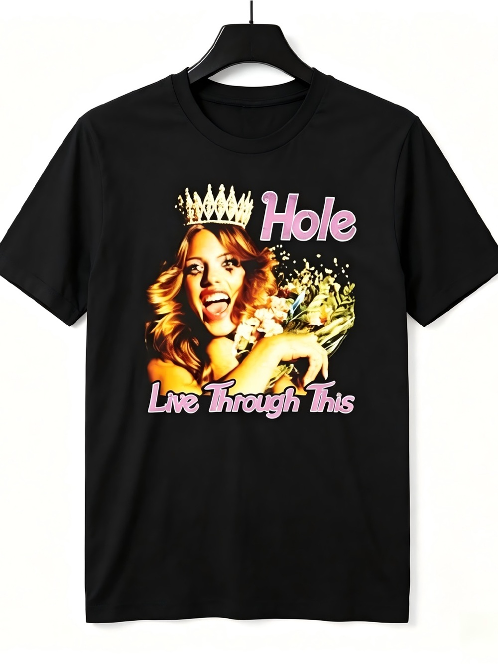 Hole Live Through This Album Rock Fan Graphic Womens Mens T-shirt Unisex